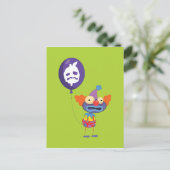 Poptropica Zomberry Clown Postkarte (Stehend Vorderseite)