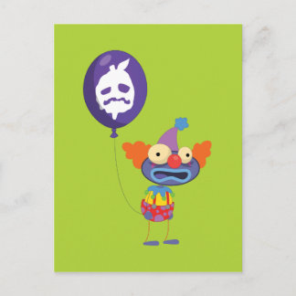 Poptropica Zomberry Clown Postkarte