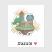 Poptropica Zuhause Island Sticker (Blatt)