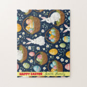 Popular Bunny Happy Osterkollektion Puzzle (Vertikal)