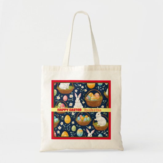 Popular Bunny Happy Osterkollektion Tragetasche (Vorne)