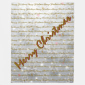 Popular Christmas Luxury Christmas Trees Fleecedecke (Vorderseite)