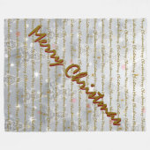 Popular Christmas Luxury Christmas Trees Fleecedecke (Vorderseite (Horizontal))