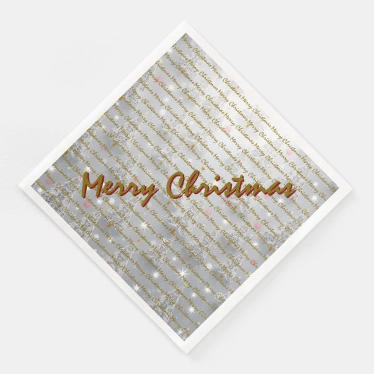 Popular Christmas Luxury Christmas Trees Serviette (Ecke)