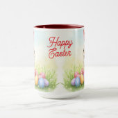 Popular Cute Easter Bunny And Eggs Collection Tasse (Zentrum)