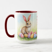 Popular Cute Easter Bunny And Eggs Collection Tasse (Links)
