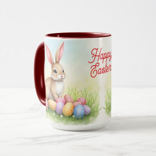 Popular Cute Easter Bunny And Eggs Collection Tasse (Vorderseite Links)