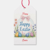 Popular Easter Eggs Beautiful Collection Geschenkanhänger (Vorderseite)