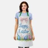 Popular Easter Eggs Beautiful Collection Schürze (Getragen)