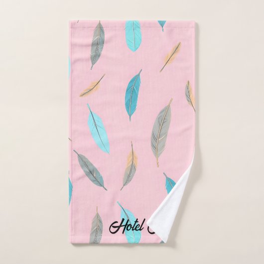 Popular Feathers Luxury Boho Collection Badhandtuch Set (Handtuch)