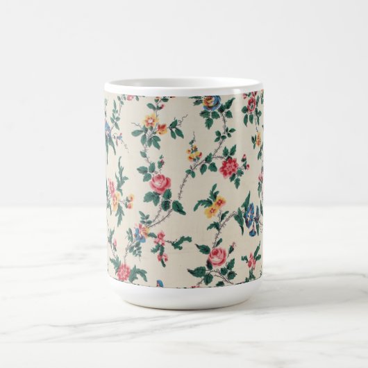 Popular multicolored flower pattern kaffeetasse (Mittel)