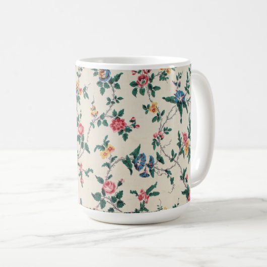 Popular multicolored flower pattern kaffeetasse (VorderseiteRechts)
