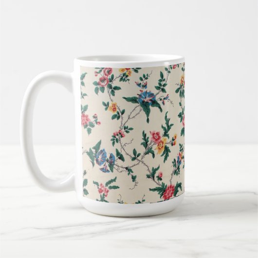 Popular multicolored flower pattern kaffeetasse (Links)