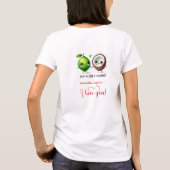 Popular Valentine Gift Funny Food Women Tee (Rückseite)