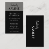 Populär Visitenkarte (Vorne/Hinten)