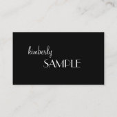 Populär Visitenkarte (Rückseite)