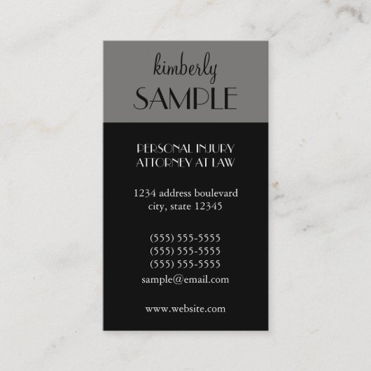 Populär Visitenkarte (Vorderseite)