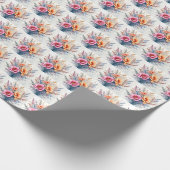 Popular Wildflowers Beautiful Luxury Collection Geschenkpapier (Ecke)