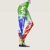 Populära samiska mönster leggings (Rechts)