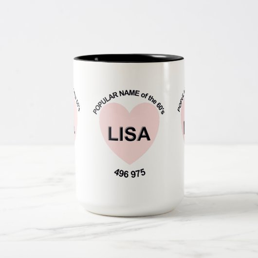 Populäre Bezeichnung Lisa Zweifarbige Tasse (Mittel)