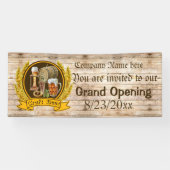populäre Bierbrauerei Eröffnung zusätzliche Inform Banner (Horizontal)