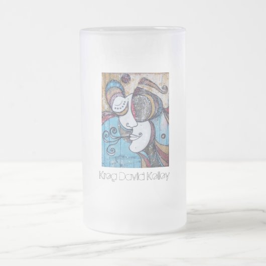 "Populäre Brisen-" Glasbier-Tasse Mattglas Bierglas (Mittel)