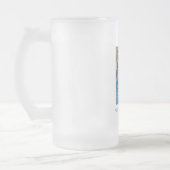 "Populäre Brisen-" Glasbier-Tasse Mattglas Bierglas (Links)