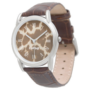 Populäre Elegante Kuh Imitate Leather Collection Armbanduhr