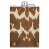 Populäre Elegante Kuh Imitate Leather Collection Flachmann (Rückseite)