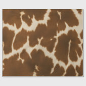 Populäre Elegante Kuh Imitate Leather Collection Geschenkpapier (Flach)