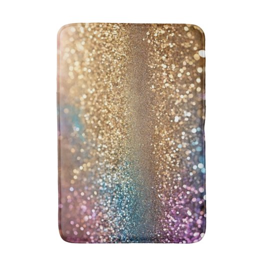 Populäre Glitzer Opal Holographic Collection Badematte (Vorderseite Vertikal)