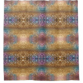 Populäre Glitzer Opal Holographic Collection Duschvorhang (Vorderseite)