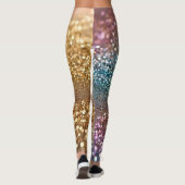Populäre Glitzer Opal Holographic Collection Leggings (Rückseite)