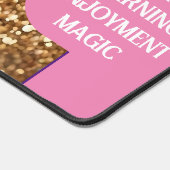 Populäre Glitzer Opal Holographic Collection Schreibtischunterlage (Ecke)