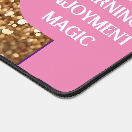 Populäre Glitzer Opal Holographic Collection Schreibtischunterlage (Ecke)