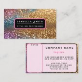 Populäre Glitzer Opal Holographic Collection Visitenkarte (Vorne/Hinten)