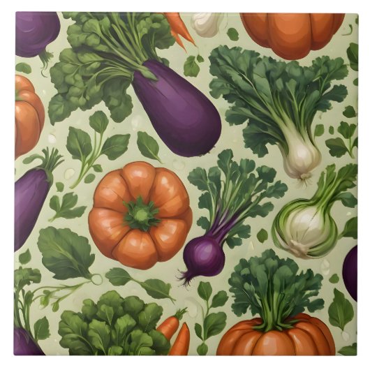 Populäre glückliche Gemüse gesunde Sammlung von Le Fliese (Vorderseite)