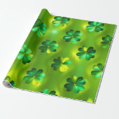 Populäre Green Clover 4 Lists Sammlung Geschenkpapier (Ungerollt)