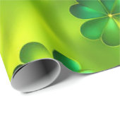 Populäre Green Clover 4 Lists Sammlung Geschenkpapier (Rolleneckpunkt)