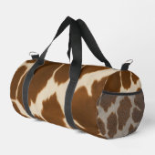 Populäre Kuh-Imitate Leather Elegante Collection Duffle Bag (Rechte Ecke)