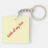 Populäre Osterlanzensammlung Schlüsselanhänger (Rückseite)