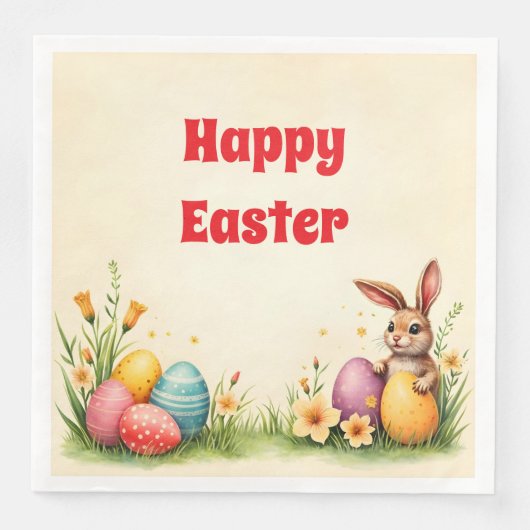 Populäre Osterlanzensammlung Serviette (Vorderseite)
