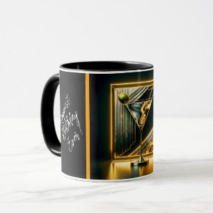 Populäre Party Time Neon Personalisiert Tasse