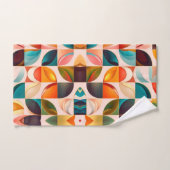 Populäre Retro-Sammlung Abstrakter Quadrate Badhandtuch Set (Handtuch)