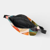 Populäre Retro-Sammlung Abstrakter Quadrate Bauchtasche (Offen)