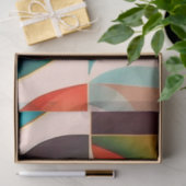 Populäre Retro-Sammlung Abstrakter Quadrate Seidenpapier (Geschenk)