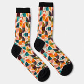 Populäre Retro-Sammlung Abstrakter Quadrate Socken (Rechts)