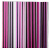 Populäre Rosa Streifen-Sammlung Fliese (Vorderseite)