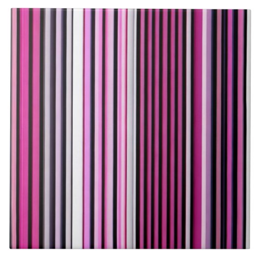 Populäre Rosa Streifen-Sammlung Fliese (Vorderseite)