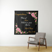 Populäre Rose-Tapisserie für Blumen Wandteppich (Beispiel)